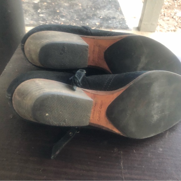 Aquatalia Women’s boots black suede Made In Italy Ankle Booties Boots Size 7.5US - Picture 12 of 12